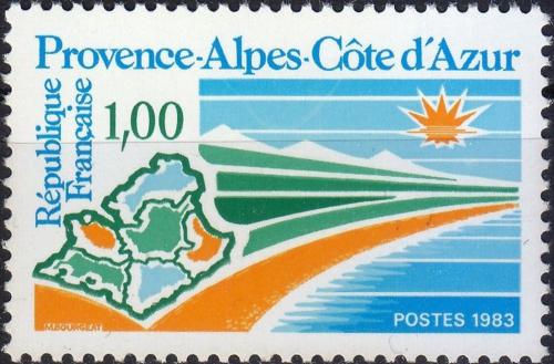 Potov znmka Franczsko 1983 Provence-Alpes-Cte dAzur Mi# 2374 - zvi obrzok