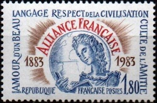 Potov znmka Franczsko 1983 Franczsky kulturn institut Mi# 2383 - zvi obrzok