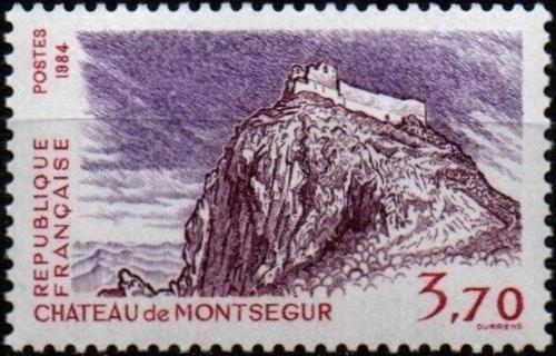 Potov znmka Franczsko 1984 Ruiny Montsgur Mi# 2461