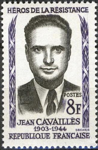 Potov znmka Franczsko 1958 Jean Cavaill&#232;s Mi# 1193 - zvi obrzok