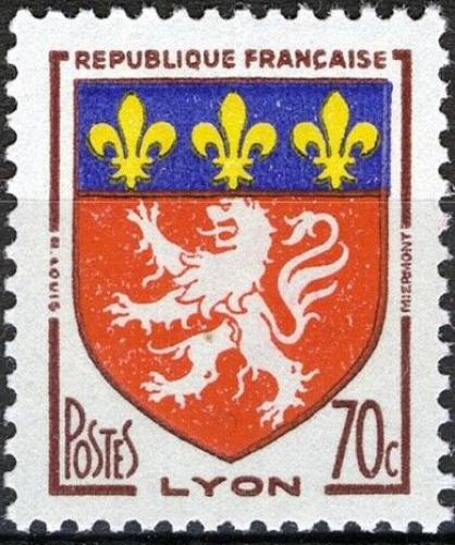 Potov znmka Franczsko 1958 Znak Lyon Mi# 1218 