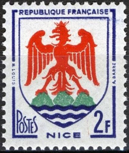 Potov znmka Franczsko 1958 Znak Nice Mi# 1221