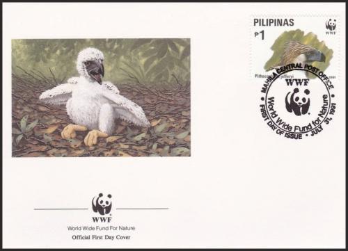 FDC Filipny 1991 Orol opi, WWF 115 Mi# 2038