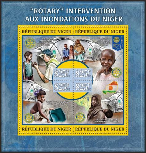 Potov znmky Niger 2013 Rotary Intl. Mi# 2147-50 Kat 8