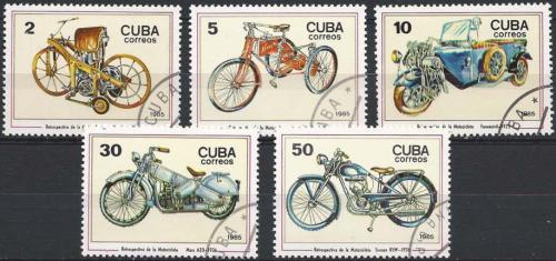 Potov znmky Kuba 1985 Motocykle Mi# 2954-58