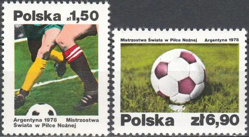 Potov znmky Posko 1978 MS ve futbale Mi# 2557-58