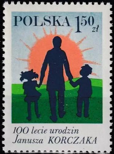 Potov znmka Posko 1978 Janusz Korczak, lka Mi# 2582