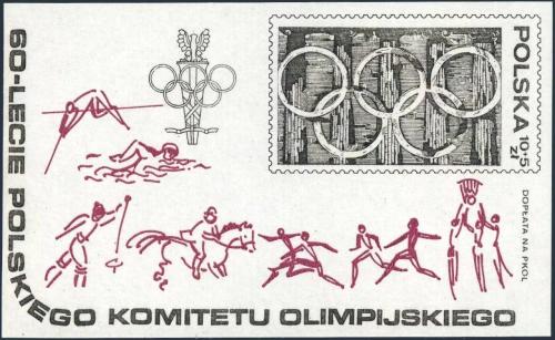 Potov znmka Posko 1979 Polsk olympijsk vbor Mi# Block 74