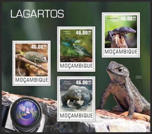 Potov znmky Mozambik 2014 Jaterice Mi# 7585-88 Kat 10