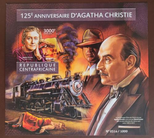 Potovn znmka SAR 2015 Agatha Christie Mi# Block 1355 Kat 14