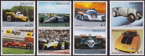 Potov znmky Paraguaj 1983 Zvodn automobily s kupnem 3 Mi# 3586-92 Kat 6.50