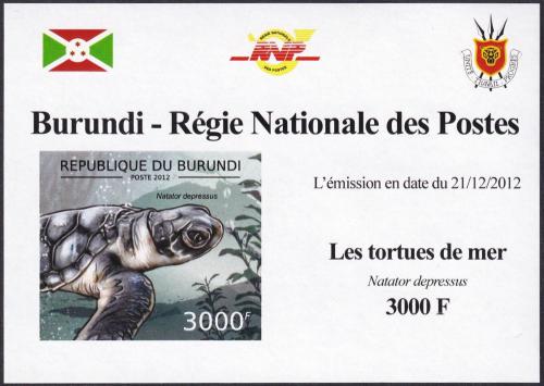 Potov znmka Burundi 2012 Kareta ploch DELUXE Mi# 2790 B Block
