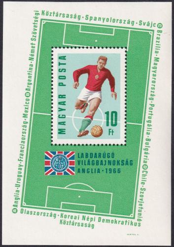 Potov znmka Maarsko 1966 MS ve futbale Mi# Block 53