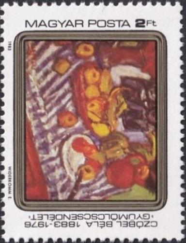 Potov znmka Maarsko 1983 Umenie, Czbel Mi# 3635