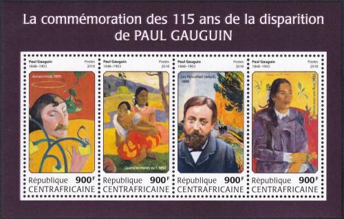 Potov znmky SAR 2018 Umenie, Paul Gauguin Mi# 7712-15 Kat 16