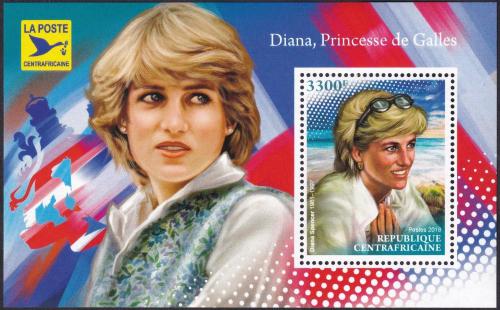 Potov znmka SAR 2018 Princezna Diana Mi# Block 1828 Kat 15
