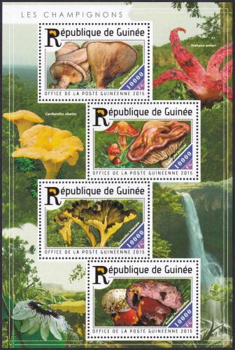 Potov znmky Guinea 2015 Huby Mi# 11038-41 Kat 16