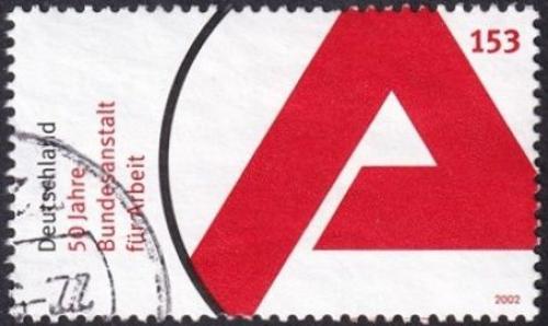 Potov znmka Nemecko 2002 Spolkov pracovn ad, 50. vroie Mi# 2249