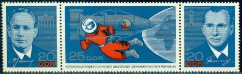 Potov znmky DDR 1965 Sovtt kozmonauti Mi# 1138-40