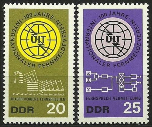 DDR 1965 Stolet ITU Mi# 1113-14 - zvi obrzok