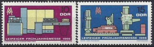 DDR 1966 Lipsk vetrh Mi# 1159-60