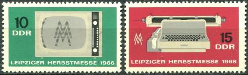 DDR 1966 Lipsk vetrh Mi# 1204-05