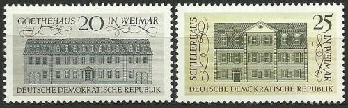 DDR 1967 Architektra Mi# 1329-30