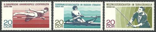 DDR 1968 ampionty Mi# 1372-74