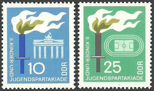 DDR 1968 Spartakida mldee Mi# 1375-76