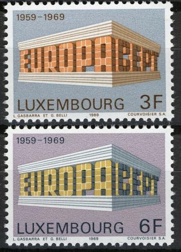Poštové známky Luxembursko 1969 Európa CEPT Mi# 788-89