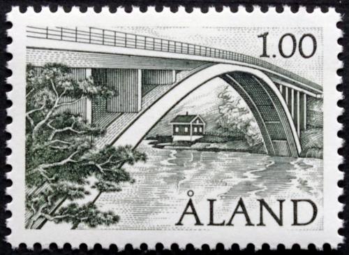 Potov znmka Alandy 1987 Most Frjsund Mi# 24 - zvi obrzok