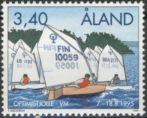 Poštovní známka Alandy 1995 Jachting Mi# 104