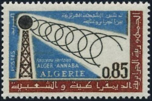 Potov znmka Alrsko 1964 Telefonn spojen Alr - Annaba Mi# 430