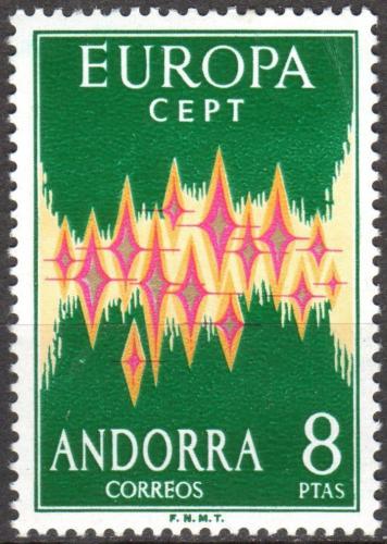 Poštová známka Andorra Šp. 1972 Európa CEPT Mi# 71 Kat 40€