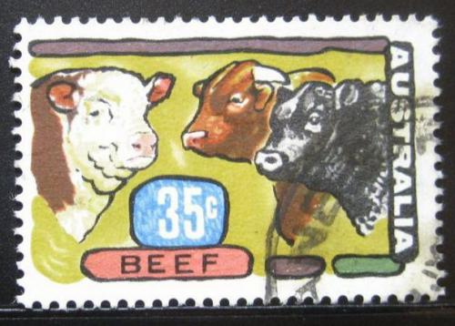 Poštová známka Austrália 1972 Krávy Mi# 494