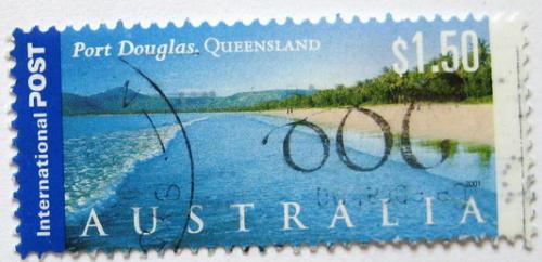 Poštová známka Austrália 2001 Prístav Douglas Mi# 2063