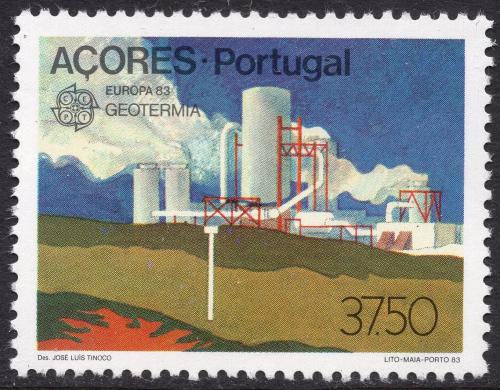 Poštovní známka Azory 1983 Evropa CEPT, velká díla civilizace Mi# 356