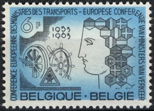 Potov znmka Belgicko 1963 Konference ministr dopravy Mi# 1313 - zvi obrzok