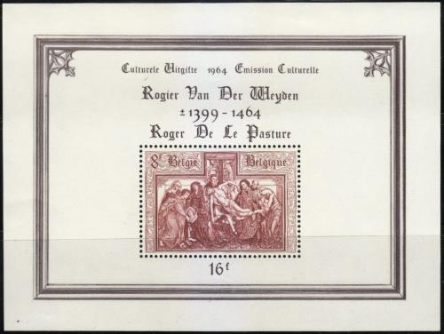 Poštová známka Belgicko 1964 Umenie, Rogier van der Weyden Mi# Block 31