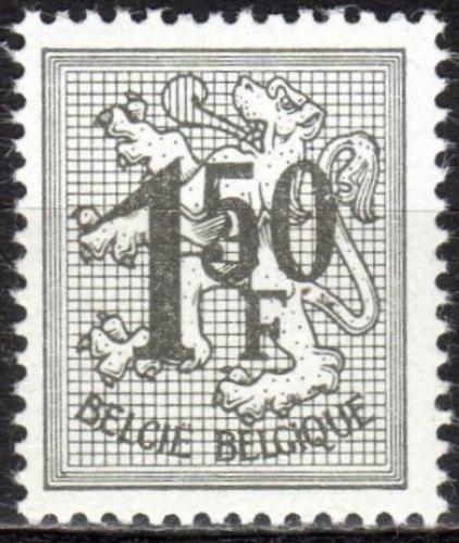 Potov znmka Belgicko 1969 Heraldick lev Mi# 1579 - zvi obrzok