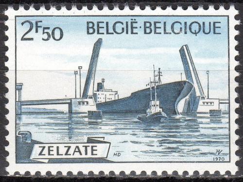 Potov znmka Belgicko 1970 Kanl GhentTerneuzen Mi# 1594