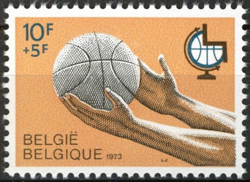 Poštová známka Belgicko 1973 Basketbal pro hendikepované Mi# 1719