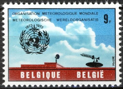 Potov znmka Belgicko 1973 Mezinrodn meteorologick spoluprce Mi# 1714