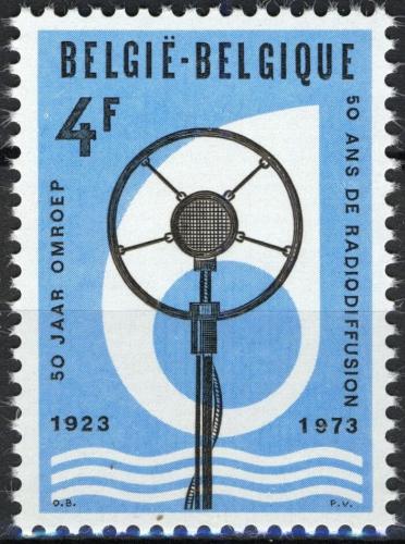 Potov znmka Belgicko 1973 Star mikrofon Mi# 1743