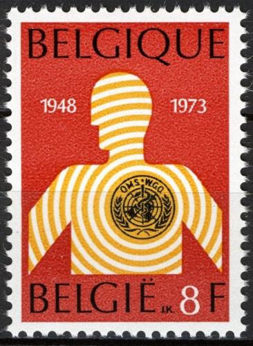 Potov znmka Belgicko 1973 WHO, 25. vroie Mi# 1720 - zvi obrzok