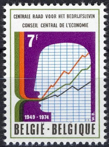 Potov znmka Belgicko 1974 Centrln hospodsk rada, 25. vroie Mi# 1783 - zvi obrzok