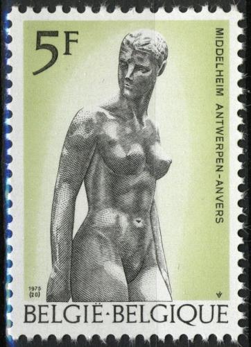 Poštová známka Belgicko 1975 Bronzová socha, Charles Despiau Mi# 1829