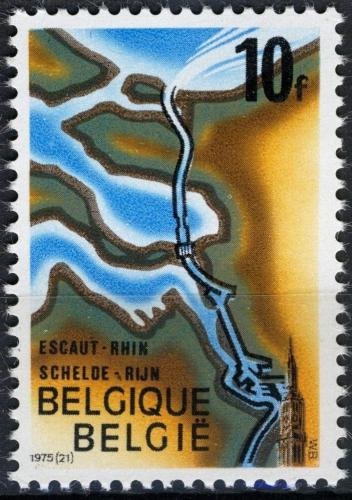 Poštová známka Belgicko 1975 Prùplav Šelda-Rýn Mi# 1832