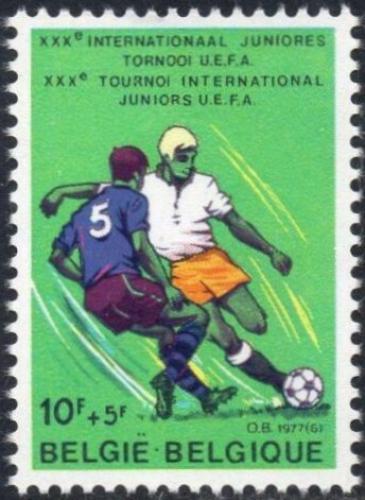 Poštová známka Belgicko 1977 Futbal Mi# 1903