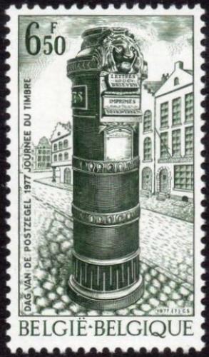 Poštová známka Belgicko 1977 Stará poštovní schránka Mi# 1904